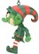 Tree Buddees Evil Elf with Bloody Knife Halloween - Christmas Ornament